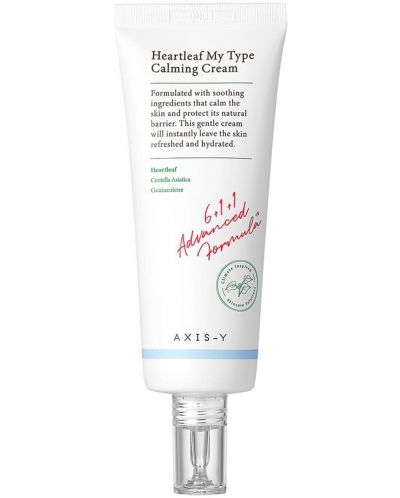 Axis-Y Успокояващ крем за лице Heartleaf My Type, 60 ml - 1