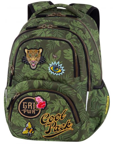 Ученическа раница Cool Pack Dart - Badges G Green