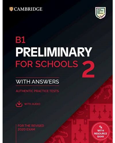 B1 Preliminary for Schools 2 Student's Book with Answers, Audio and Resource Bank - 1