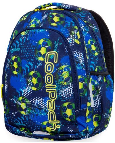 Ученическа раница Cool Pack Prime - Football Blue, с термо несесер