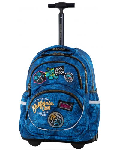 Раница с колелца Cool Pack Starr - Badges G Blue