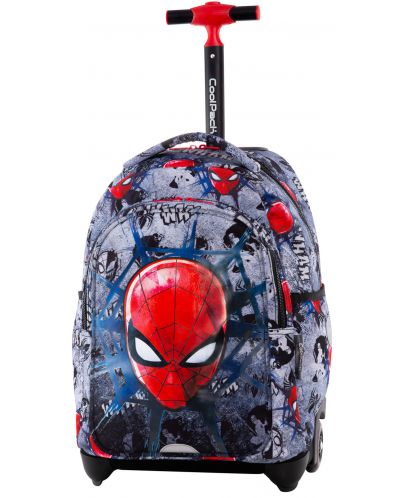 Раница на колелца Cool Pack Jack - Spider-Man Black