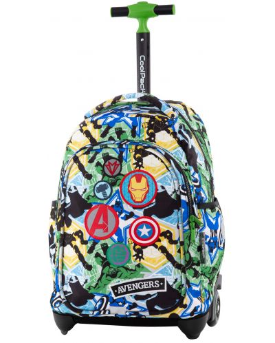Раница на колелца Cool Pack Jack - Avengers Badges