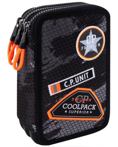 Несесер с ученически пособия Cool Pack Jumper 3 - Badges B Black - 1