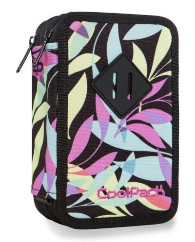 Несесер с ученически пособия Cool Pack Jumper 2 - Pastel Leaves, с 2 отделения