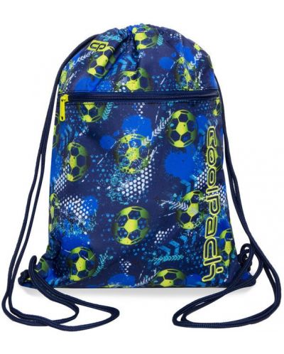 Спортен сак с връзки Cool Pack Vert - Football Blue, с цип