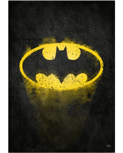 Метален постер Displate - Batman logo - 1