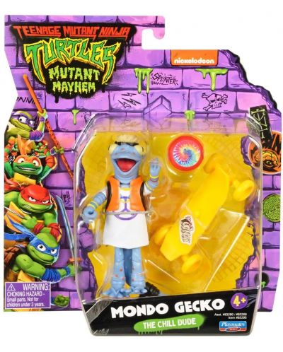 Базова eкшън фигура TMNT Mutant Mayhem - Mondo Gecko - 6