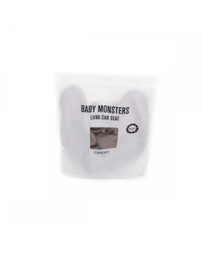 Цветен сенник за стол за кола Baby Monsters - Luna Taupe