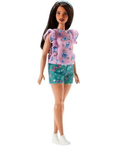 Кукла Mattel Barbie Fashionista - Floral Frills Curvy, #78 - 2