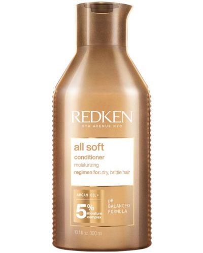 Redken All Soft Балсам за коса, 300 ml - 1