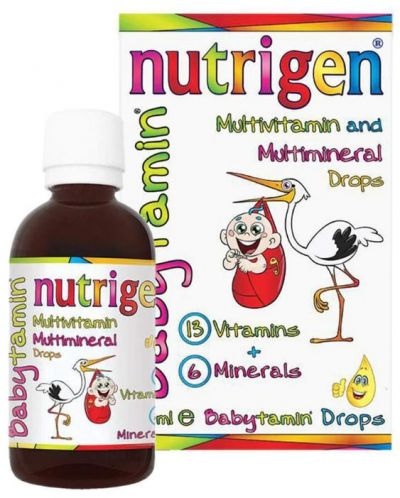 Babytamin Мултивитаминни капки, 25 ml, Nutrigen - 1