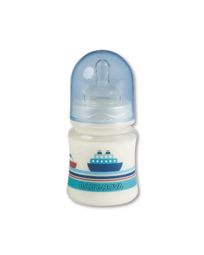 Бебешко шише Baby Nova PP - синьо, 150 ml - 1