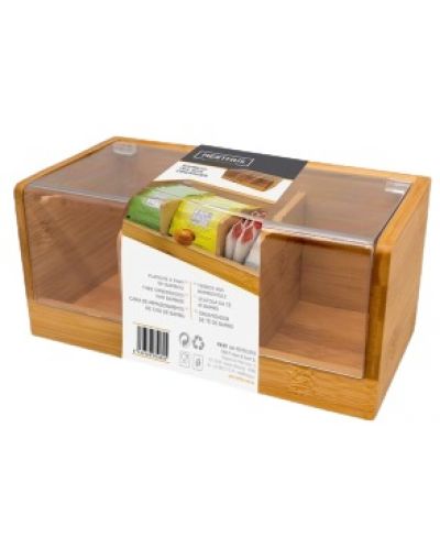 Бамбукова кутия за съхранение на чай Nerthus - Малка - 3