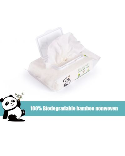 Бамбукови мокри кърпички Eco Boom - 60 броя - 4