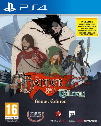 The Banner Saga Trilogy Bonus Edition (PS4) - 1