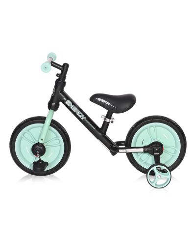 Балансно колело Lorelli - Energy, черно и зелено - 2