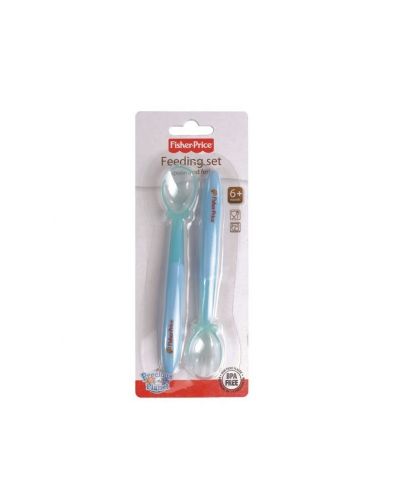 Силиконов комплект за хранене Bam Bam - Fisher Price, 6+ месеца