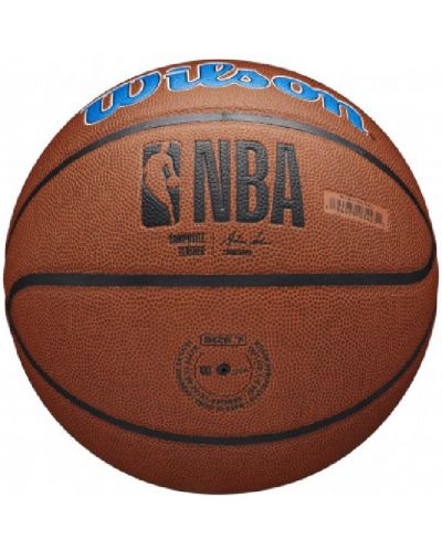 Баскетболна топка Wilson - Team Alliance Dallas Mavericks, размер 7 - 1