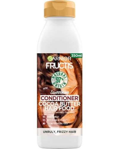 Garnier Fructis Балсам с какаово масло Hair Food, 350 ml - 1