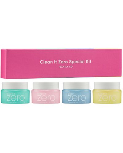 Banila Co Clean it Zero Комплект - Почистващ балсам, 4 x 7 ml - 1