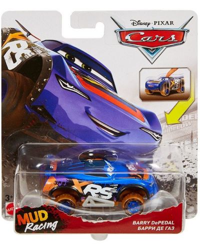 Количка Mattel Cars 3 Xtreme Racing - Barry DePedal, 1:55 - 1