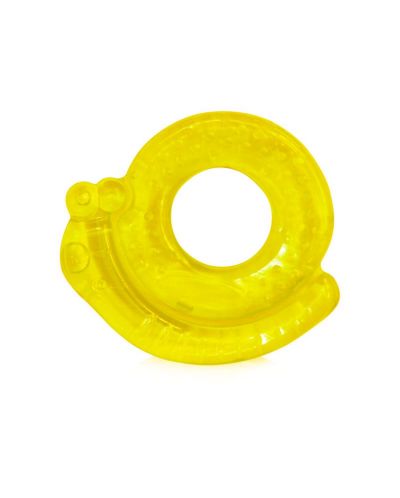 Гризалка Lorelli Baby care - Охлювче, жълто