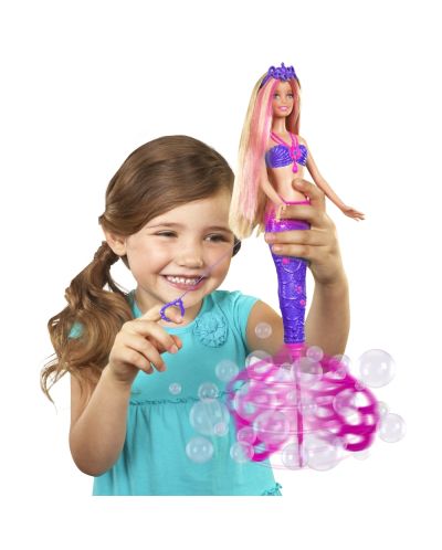 Barbie - Барби русалка със сапунени мехурчета - 5