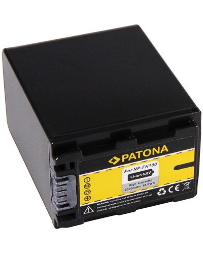 Батерия Patona - заместител на Sony NP-FH100, черна - 2