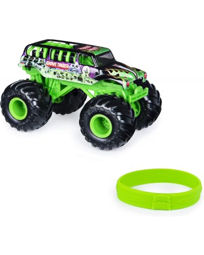 Бъги Spin Master Monster Jam - Grave digger, с гривна, 1:64 - 2
