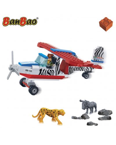 Конструктор BanBao Safari - Сафари самолет - 2