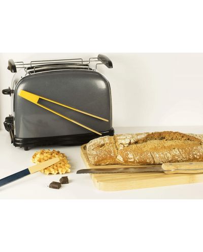 Бамбукова дъска и нож за хляб Pebbly - размер L - 4