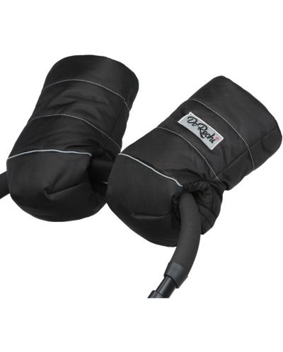 Универсални ръкавици за количка с вълна ДоРечи - Черни - 1