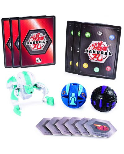 Игрален комплект Bakugan Battle Planet - Стартов пакет с 3 топчета, асортимент - 8