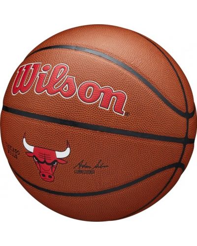 Баскетболна топка Wilson - NBA Team Alliance Chicago Bulls, размер 7 - 3