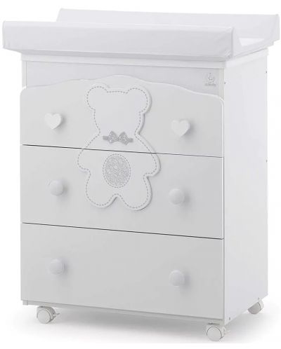 Скрин Baby Italia - Fiocco, с вана и повивалник, White &amp; Silver