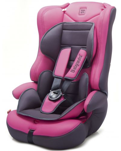 Детско столче за кола Babyauto - Nico, розово-сиво, 9-36 kg