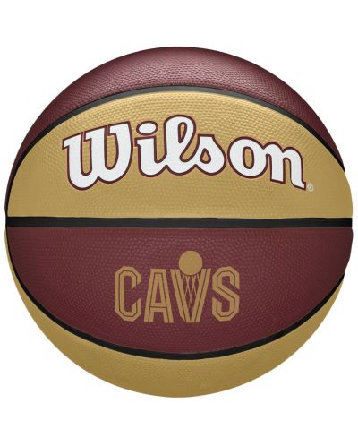 Баскетболна топка Wilson - Team Tribute Cleveland Cavs, размер 7 - 1