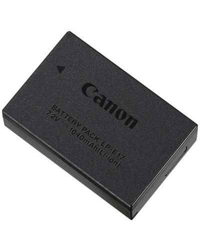 Батерия за фотоапарат Canon - LP-E17, Li-Ion, черна - 1