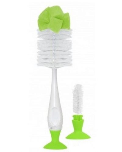 Четка за шише с вакуум Lorelli Baby Care, зелена