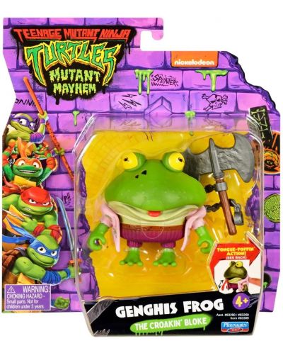 Базова eкшън фигура TMNT Mutant Mayhem - Genghis Frog - 6
