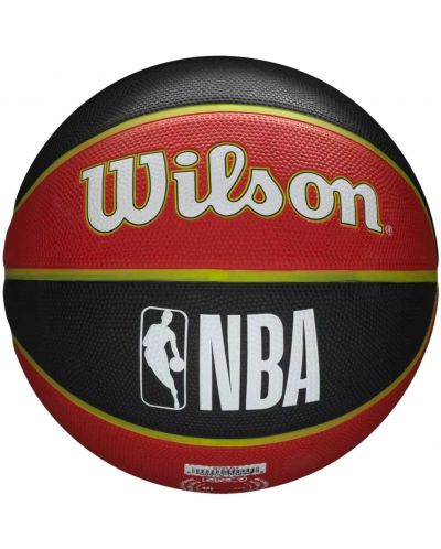 Баскетболна топка Wilson - NBA Atlanta Hawks Tribute, размер 7 - 2