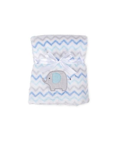 Бебешко одеяло Baby Matex - Ricco, 75 x 100 cm, синьо - 1