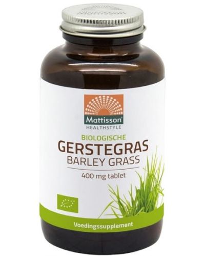 Barley Grass, 400 mg, 350 таблетки, Mattisson Healthstyle - 1