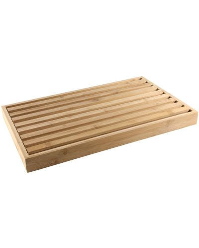 Бамбукова дъска за рязане на хляб HIT - 42 x 25 cm - 1