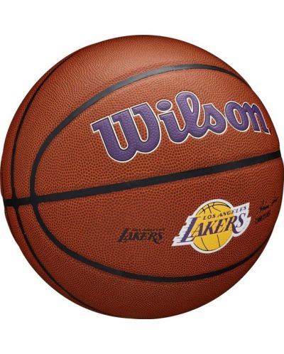 Баскетболна топка Wilson - NBA Team Alliance LA Lakers, размер 7 - 2