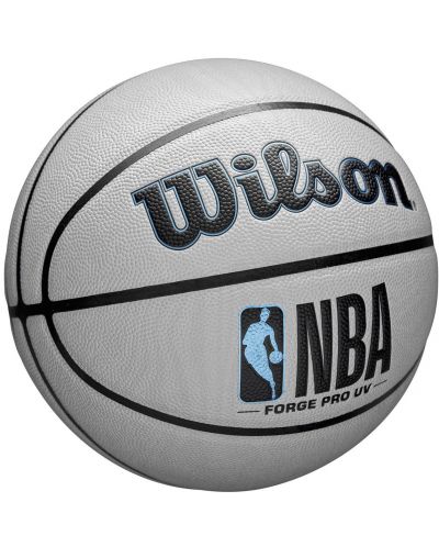Баскетболна топка Wilson - NBA Forge Pro UV, размер 7, сива - 2