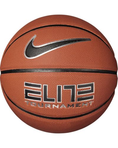 Баскетболна топка Nike - Elite Tournament 8P, размер 7, кафява - 1