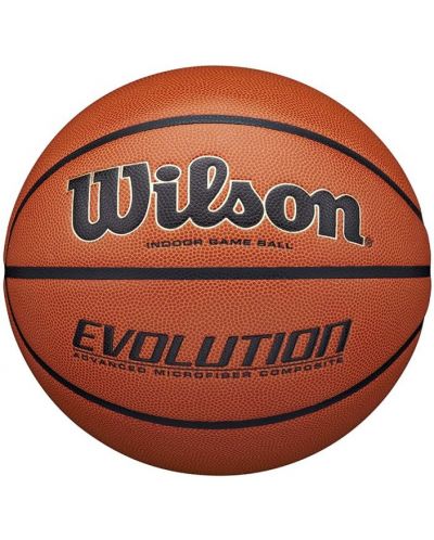 Баскетболна топка Wilson - Evolution, размер 7, кафява - 1