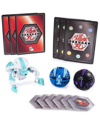 Игрален комплект Bakugan Battle Planet - Стартов пакет с 3 топчета, асортимент - 12